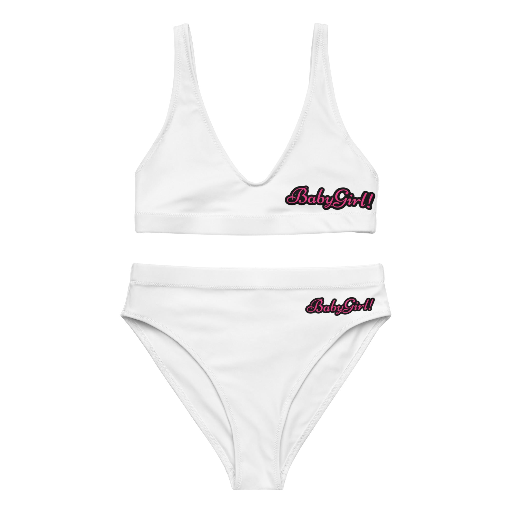 “BabyGirl!” high-waisted bikini