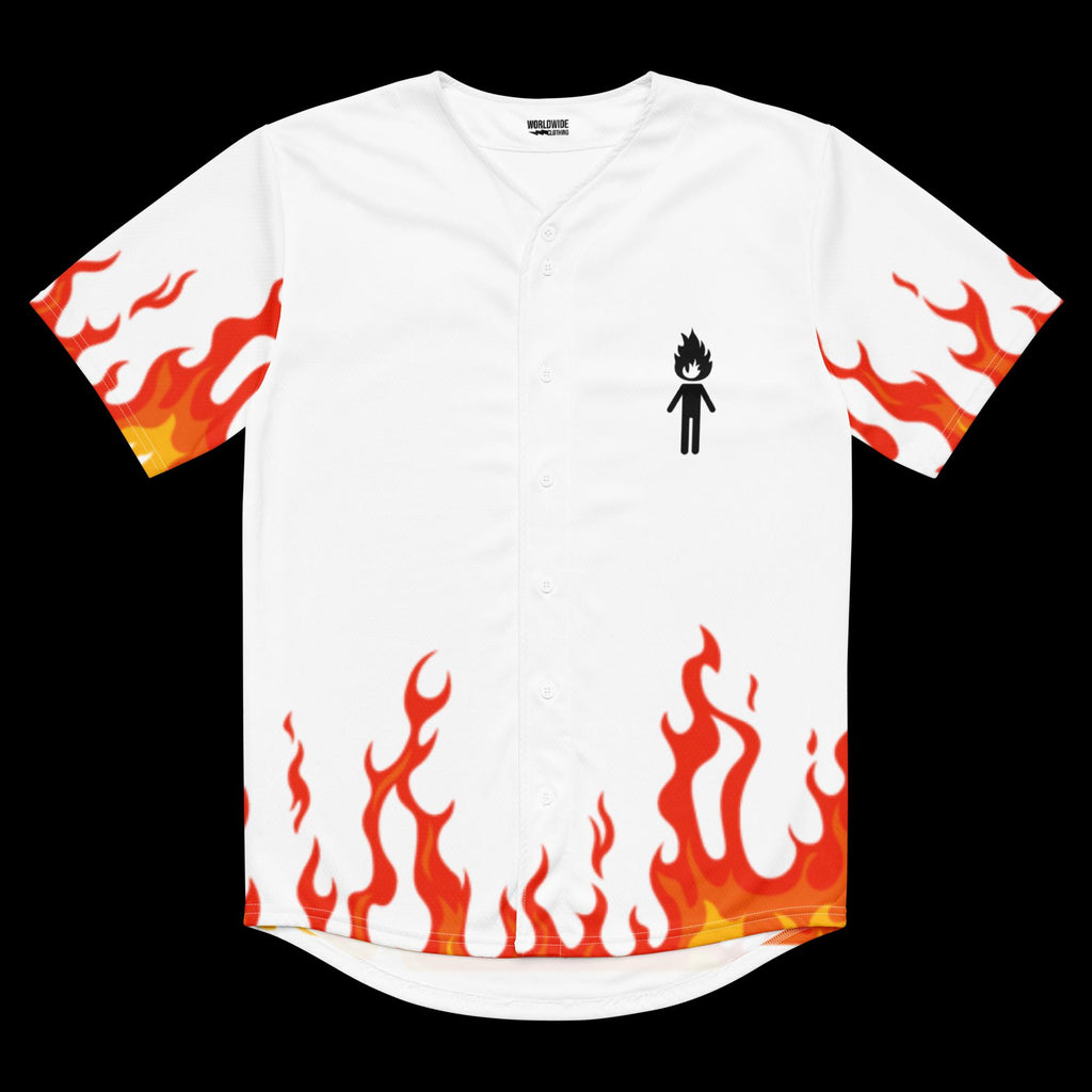 Lil Flame baseball jersey