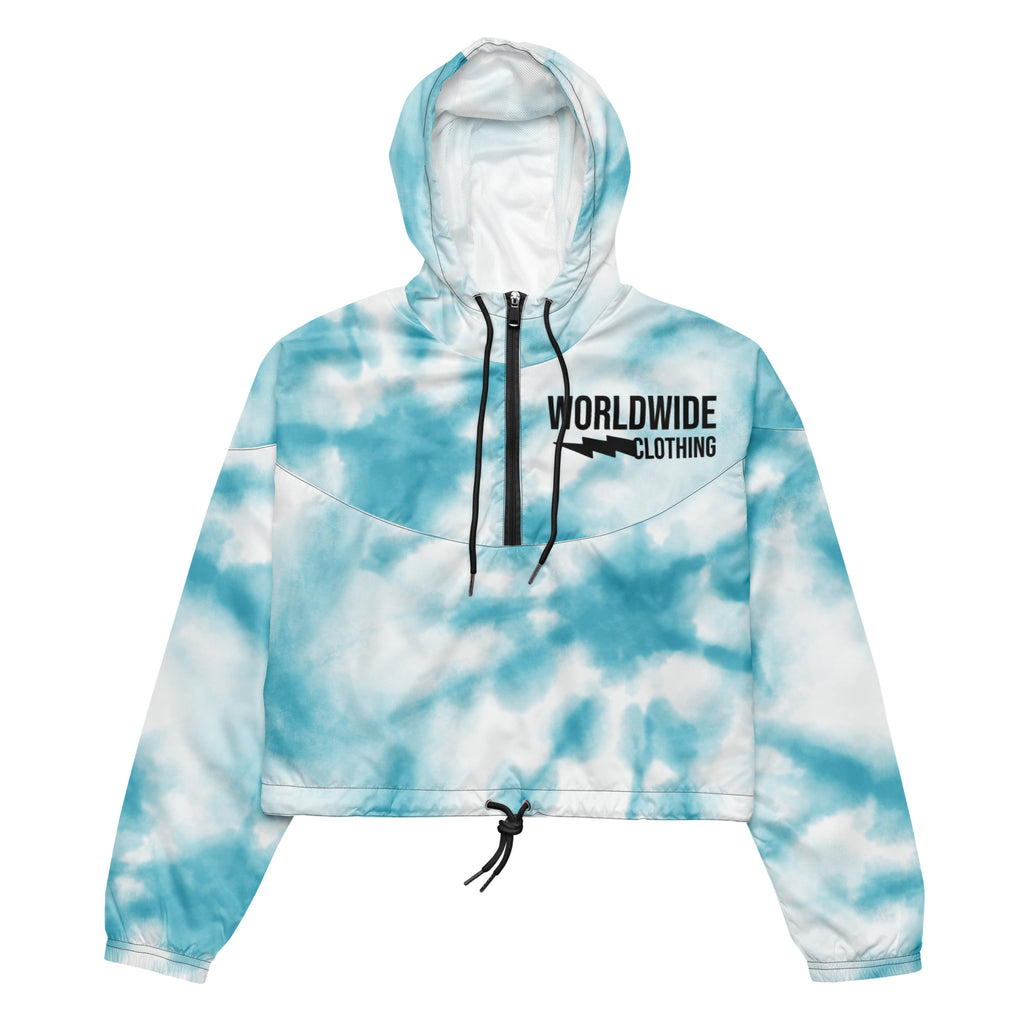 "Worldwide" Women’s cropped windbreaker