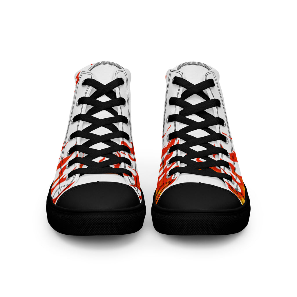 "Lil Flame" Men's high top canvas shoes