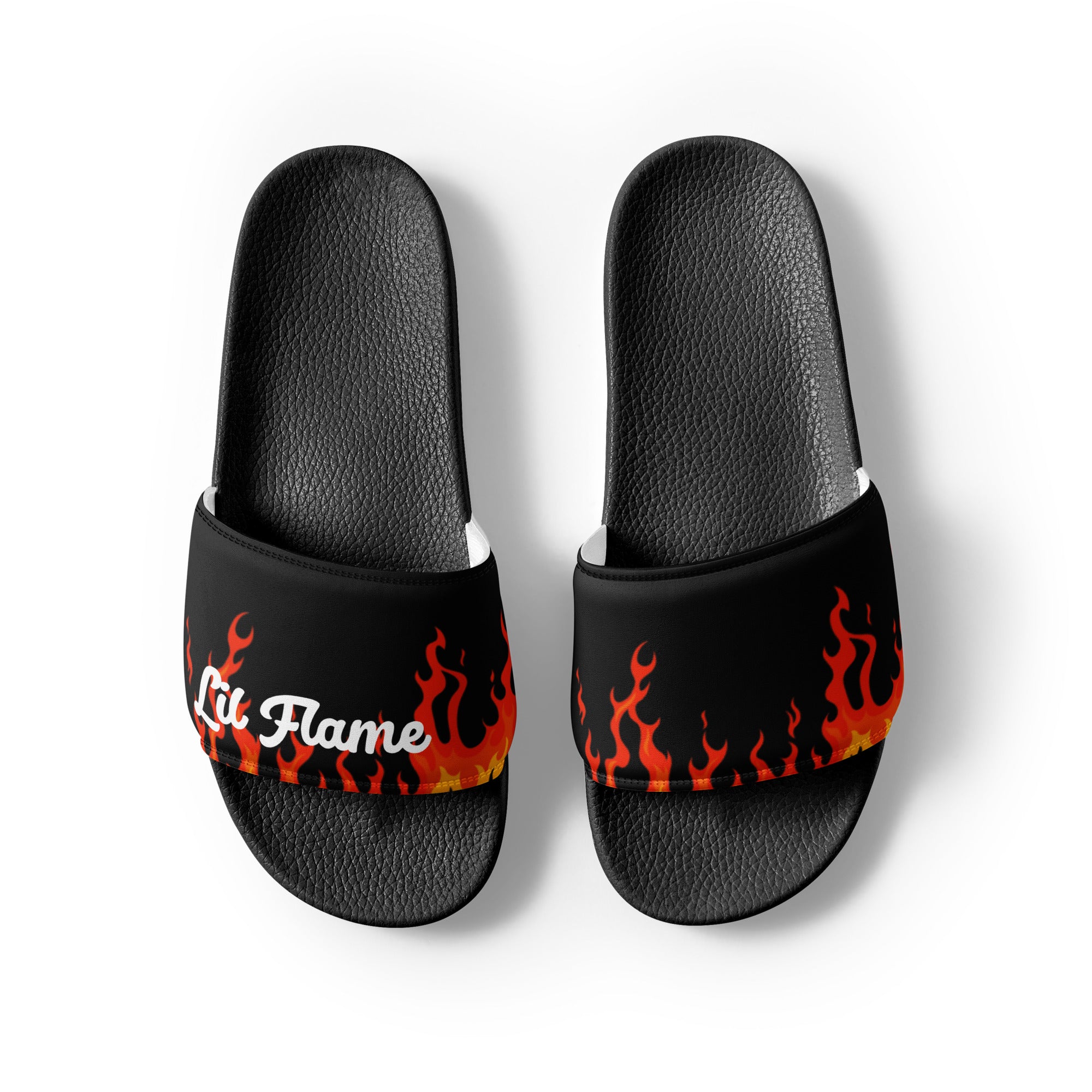 "Lil Flame" Black Slides
