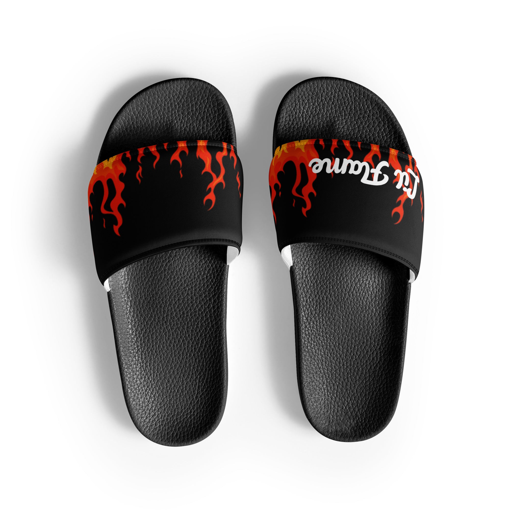 "Lil Flame" Black Slides