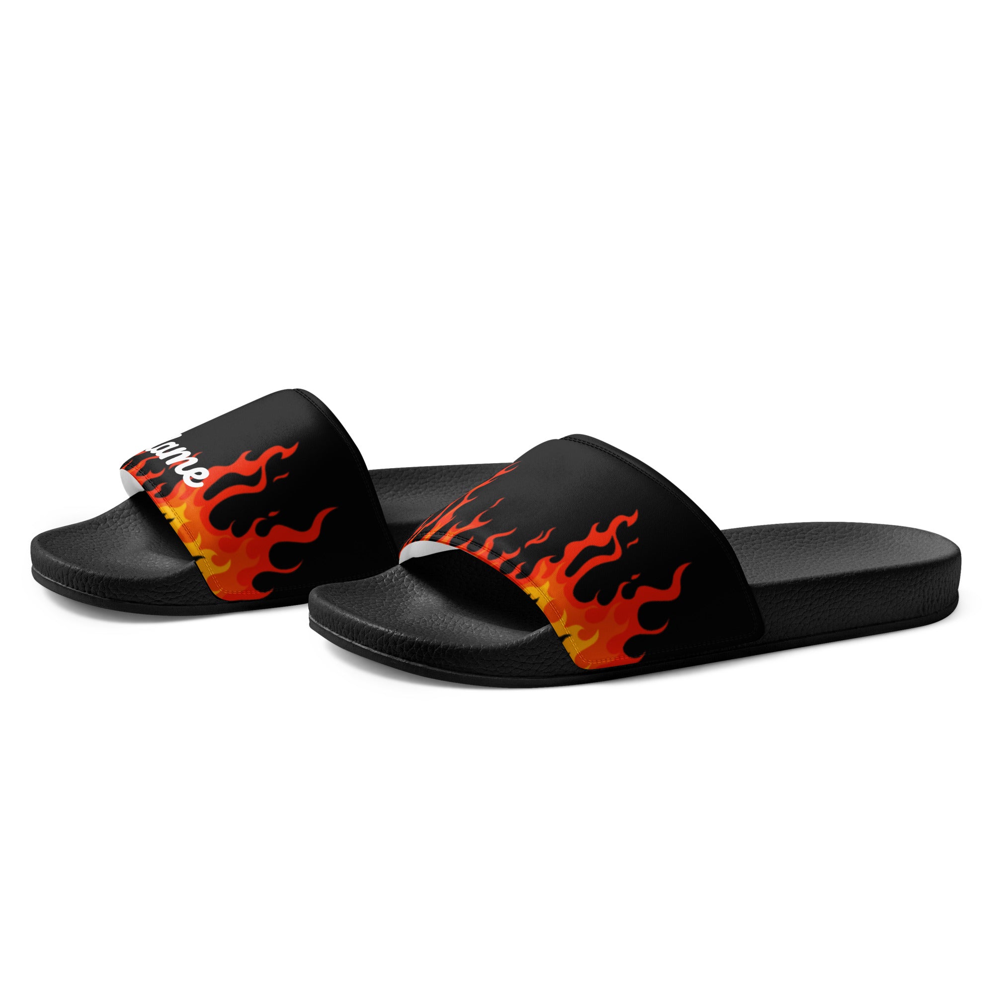 "Lil Flame" Black Slides