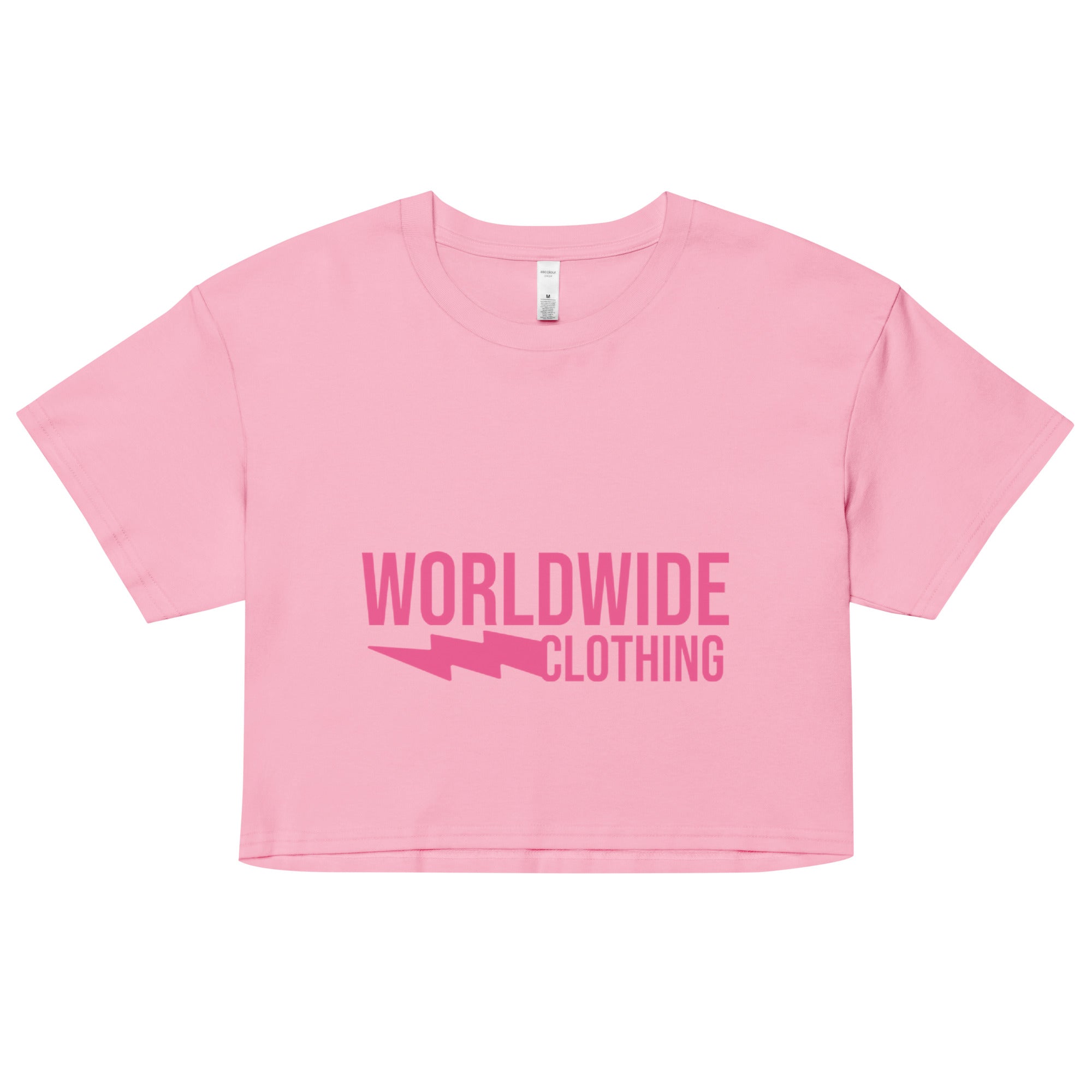 Breast cancer awareness Worldwide women’s crop top