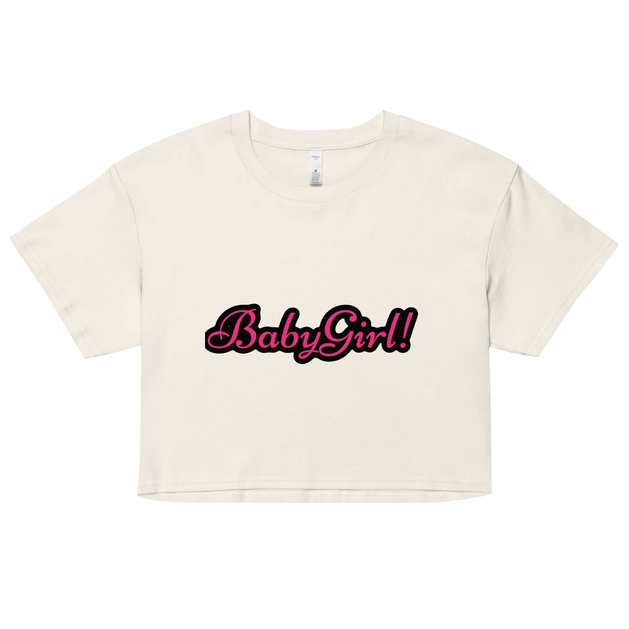 “BabyGirl!” Women’s crop top