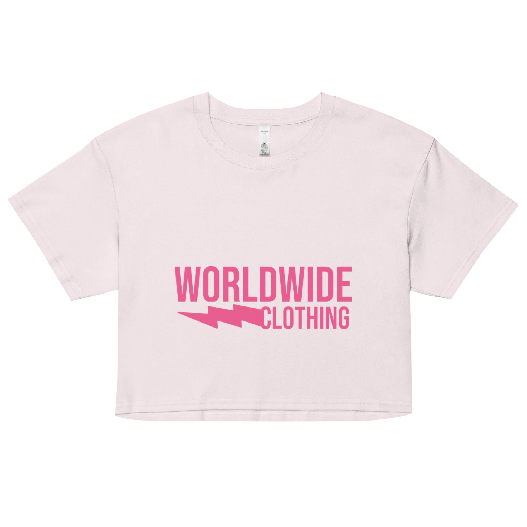 Breast cancer awareness Worldwide women’s crop top