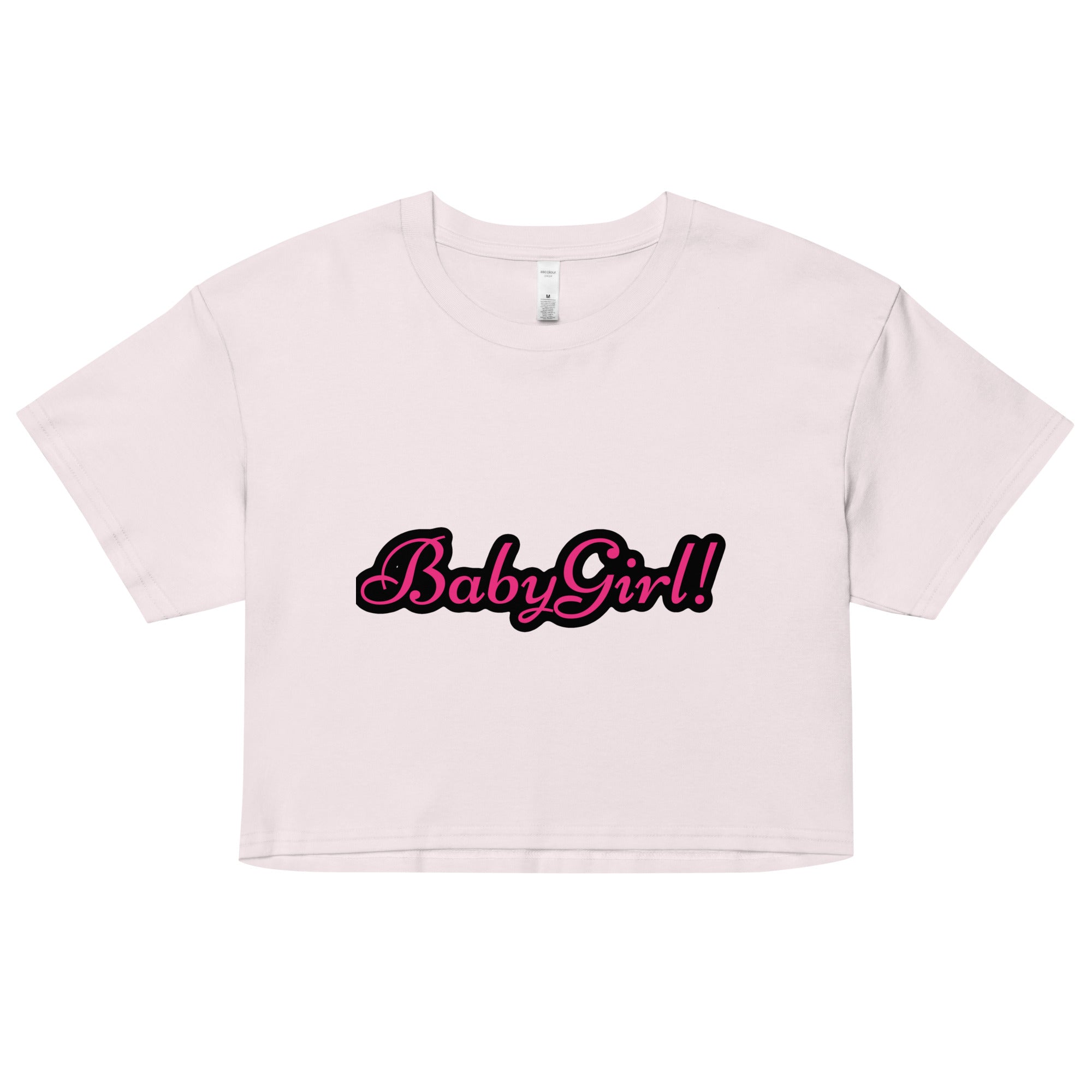 “BabyGirl!” Women’s crop top