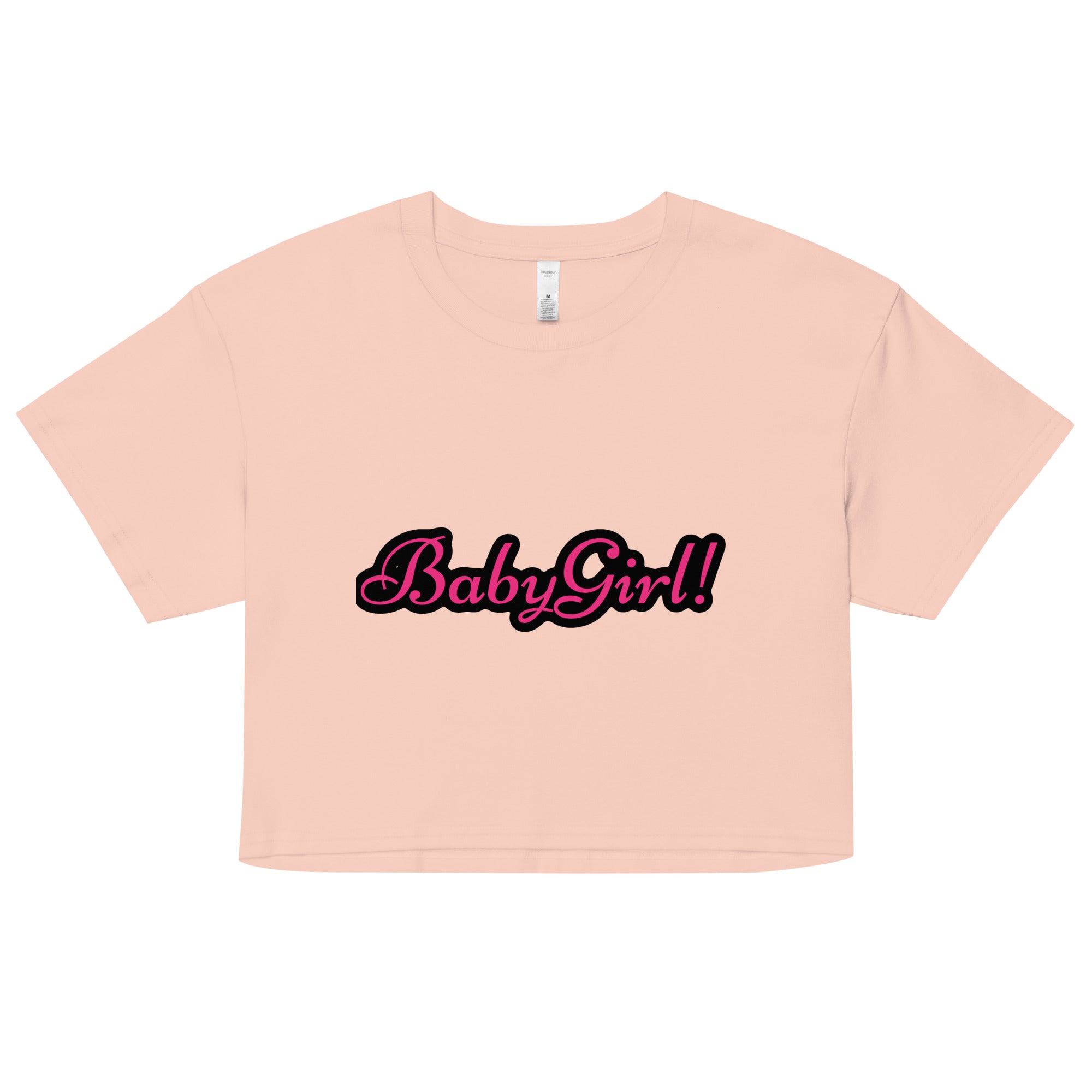 “BabyGirl!” Women’s crop top