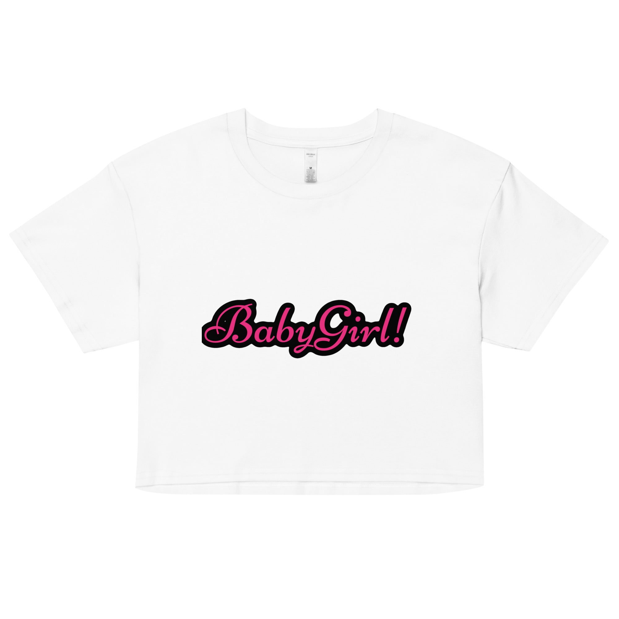 “BabyGirl!” Women’s crop top